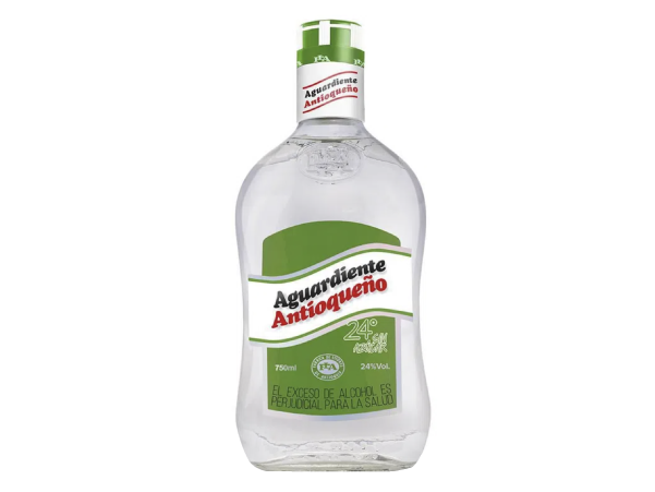 Aguardiente Antioqueño Tapa Verde / Botella - 750ml